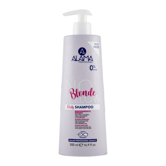 Champú diario ALAMA Professional sin tonos amarillos 500 ml