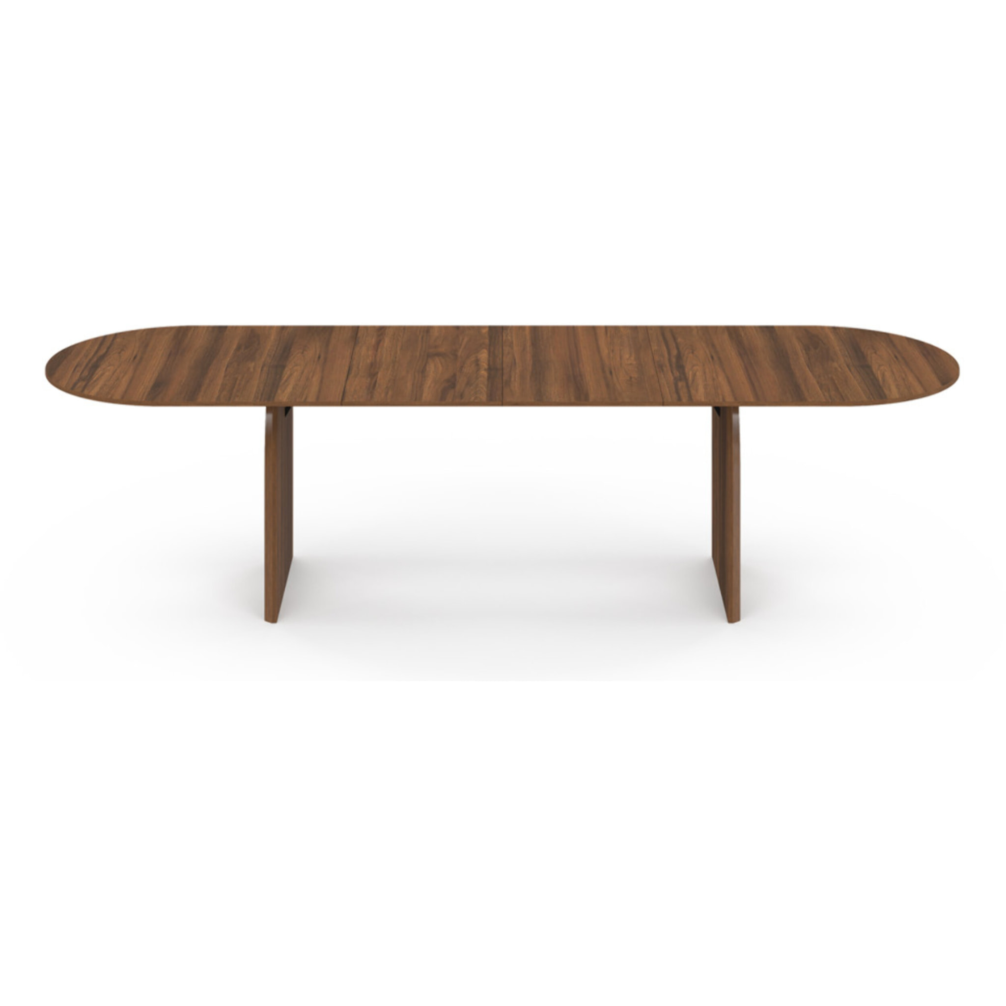 Table à manger extensible Japandi 200-300cm effet noyer