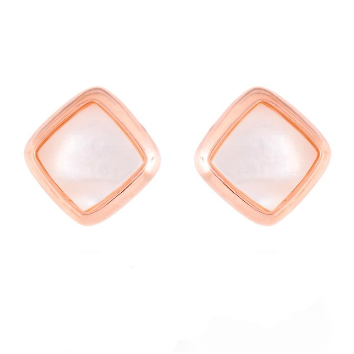 Pendientes Lux by Lux acabados en Oro Rosa De 18 Quilates