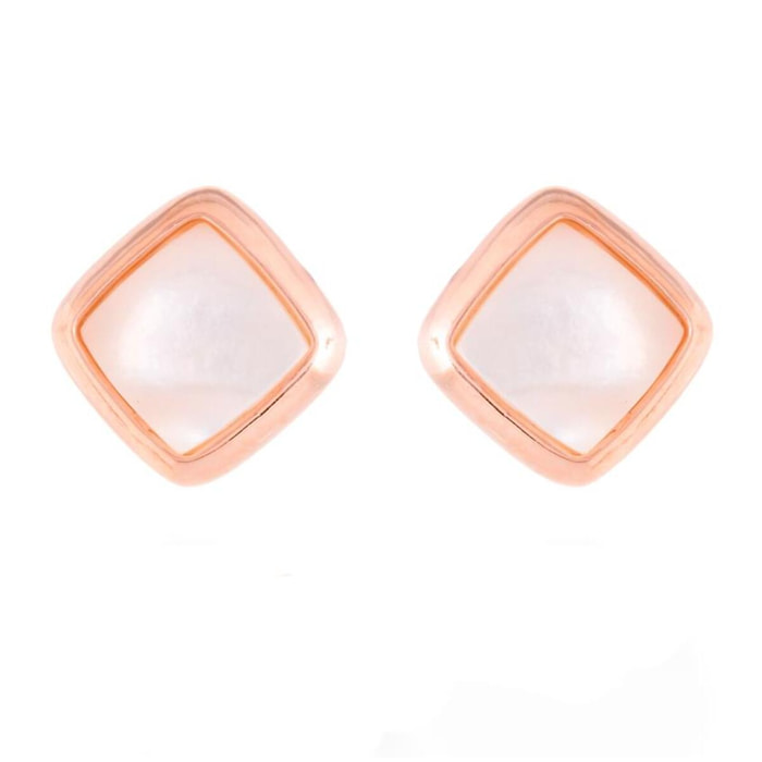 Pendientes Lux by Lux acabados en Oro Rosa De 18 Quilates