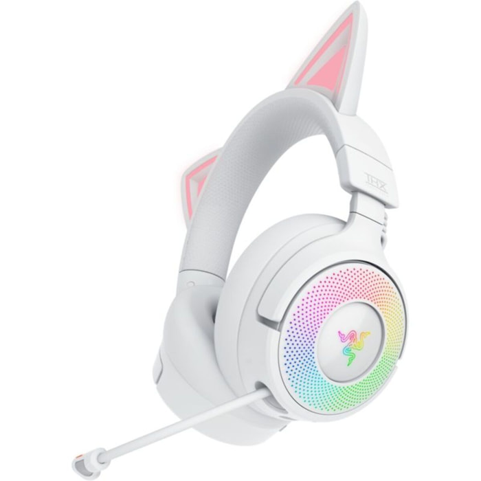 Casque gamer RAZER KRAKEN KITTY V3 PRO BLANC