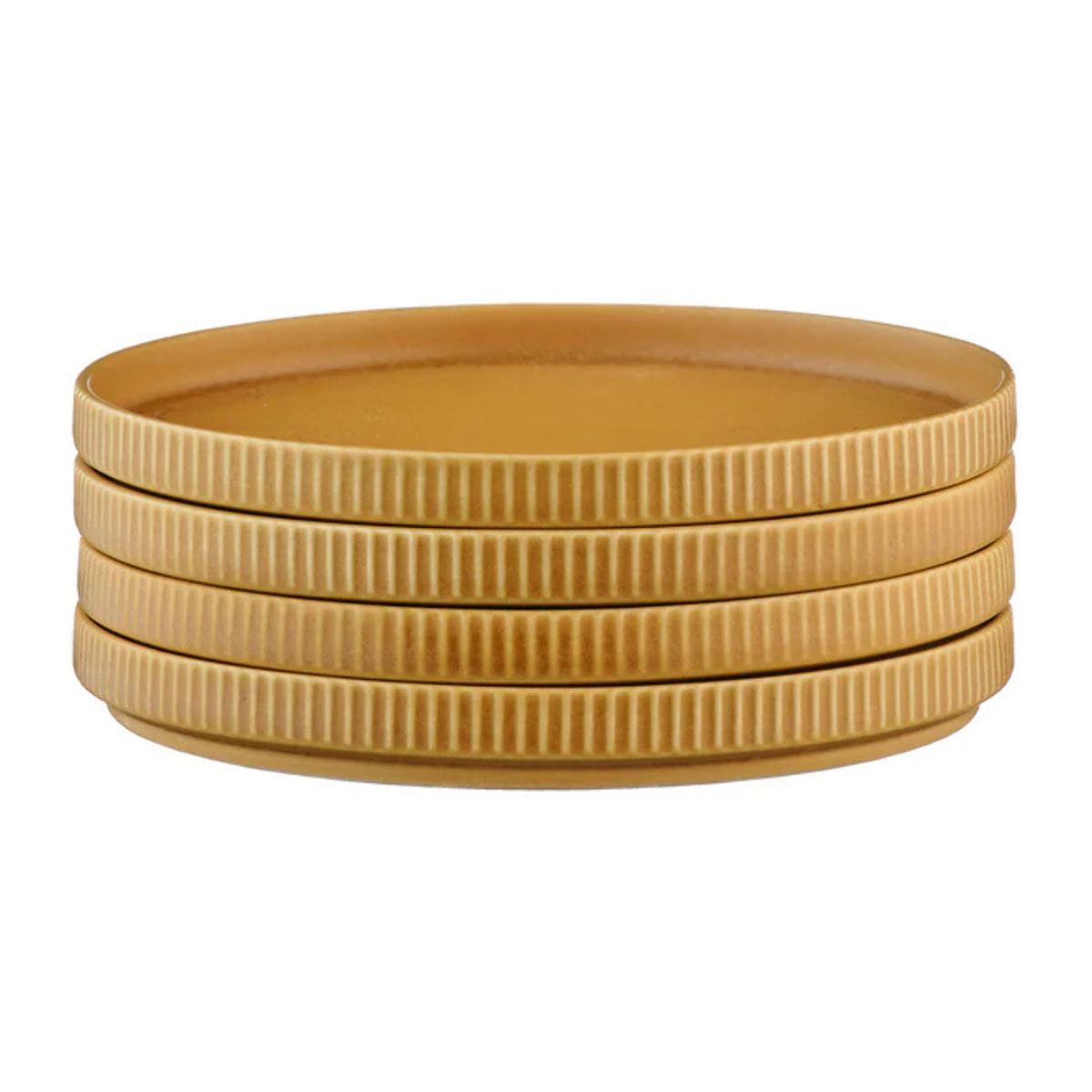 Assiette SCANDI Ø16,5cm - 4 pièces - Ocre