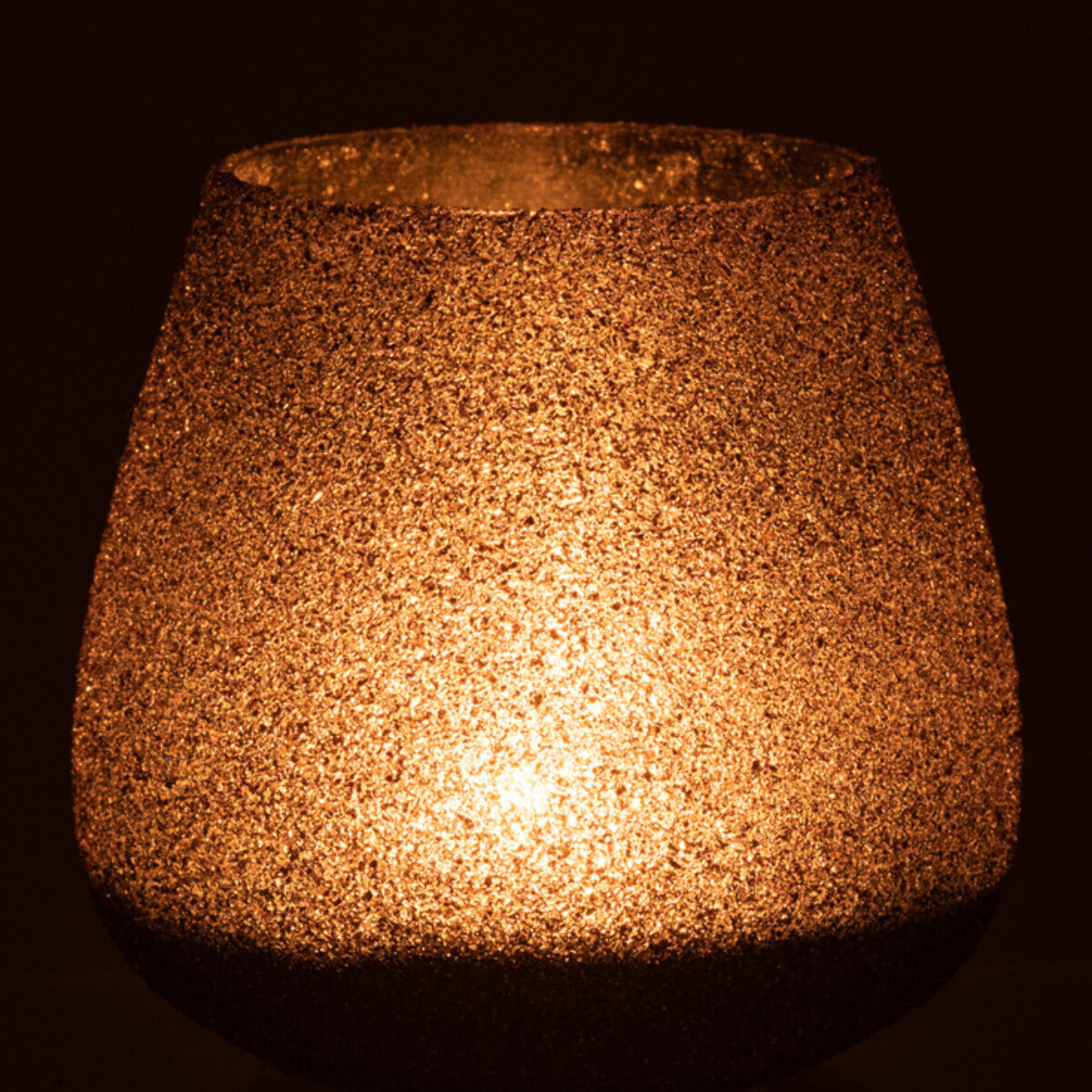 J-Line photophore Paillettes - verre - mauve - medium