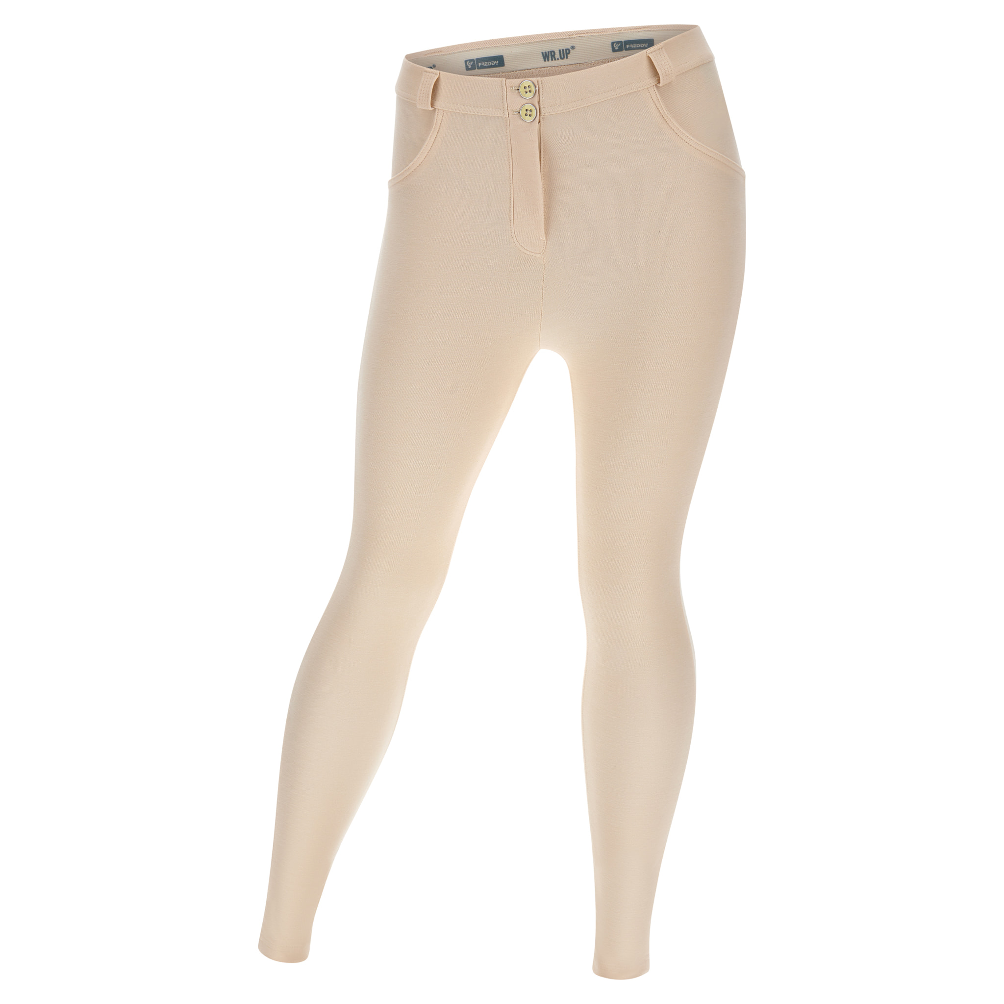 Pantaloni push up WR.UP® curvy jersey drill ecosostenibile