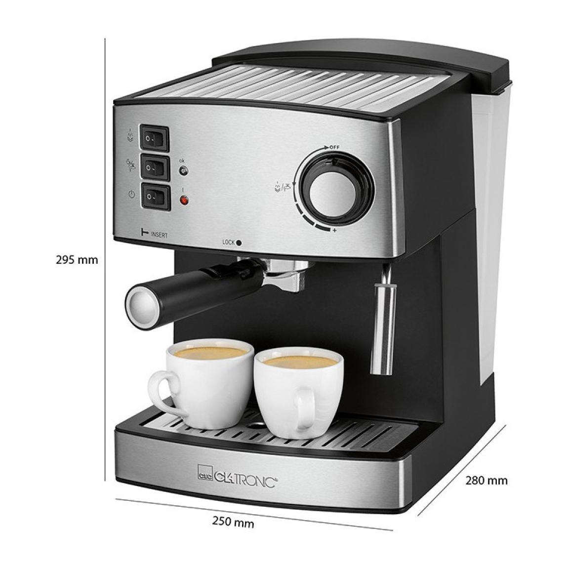 Machine à expresso Clatronic ES 3643 Noir