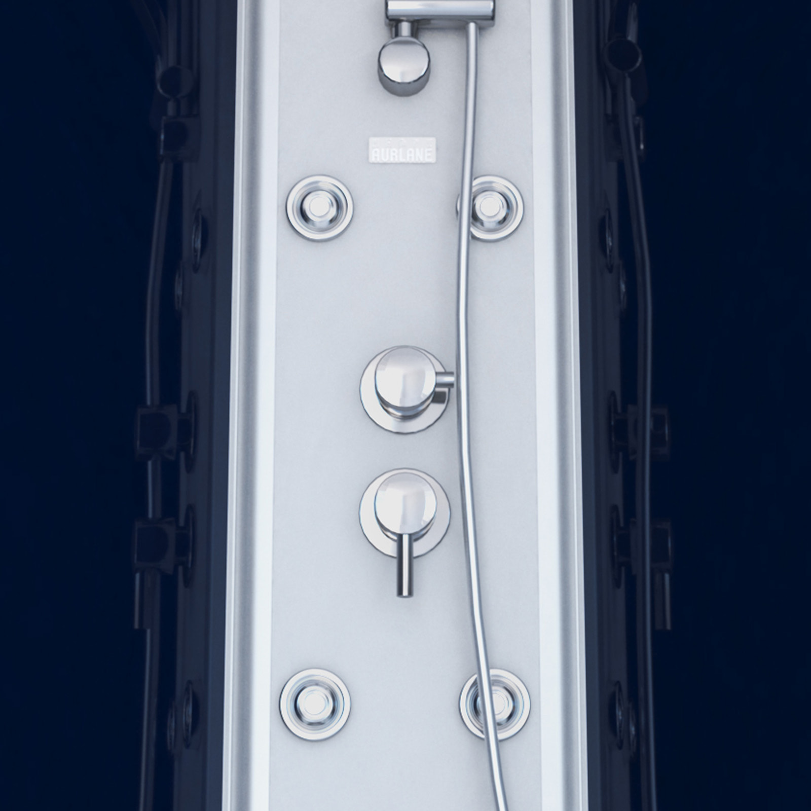 Cabine de douche 1/4 de cercle - 85x85x225cm - NIGHTY