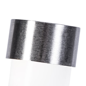 FORLIGHT Sobremesa Rolly LED 12W Blanco Neutro - 4000K Níquel Satinado para Interior de Mesa en Oficina, Dormitorio, Comedor