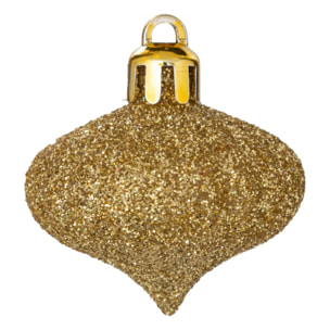 Kit de sapin "Colorama de Noël" 18 pièces rouge/or