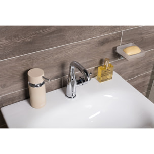 Infinitio Distributeur de savon liquide, Marron mat (SATDINFI99BE)