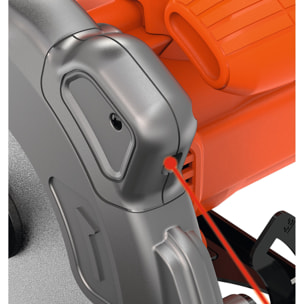 Scie circulaire 1250W - 190 mm, 5300 trs/min, coupe biaise à 45° - 1 lame