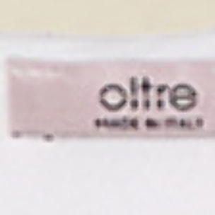 Oltre - Top de viscosa con escote en V - Blanco