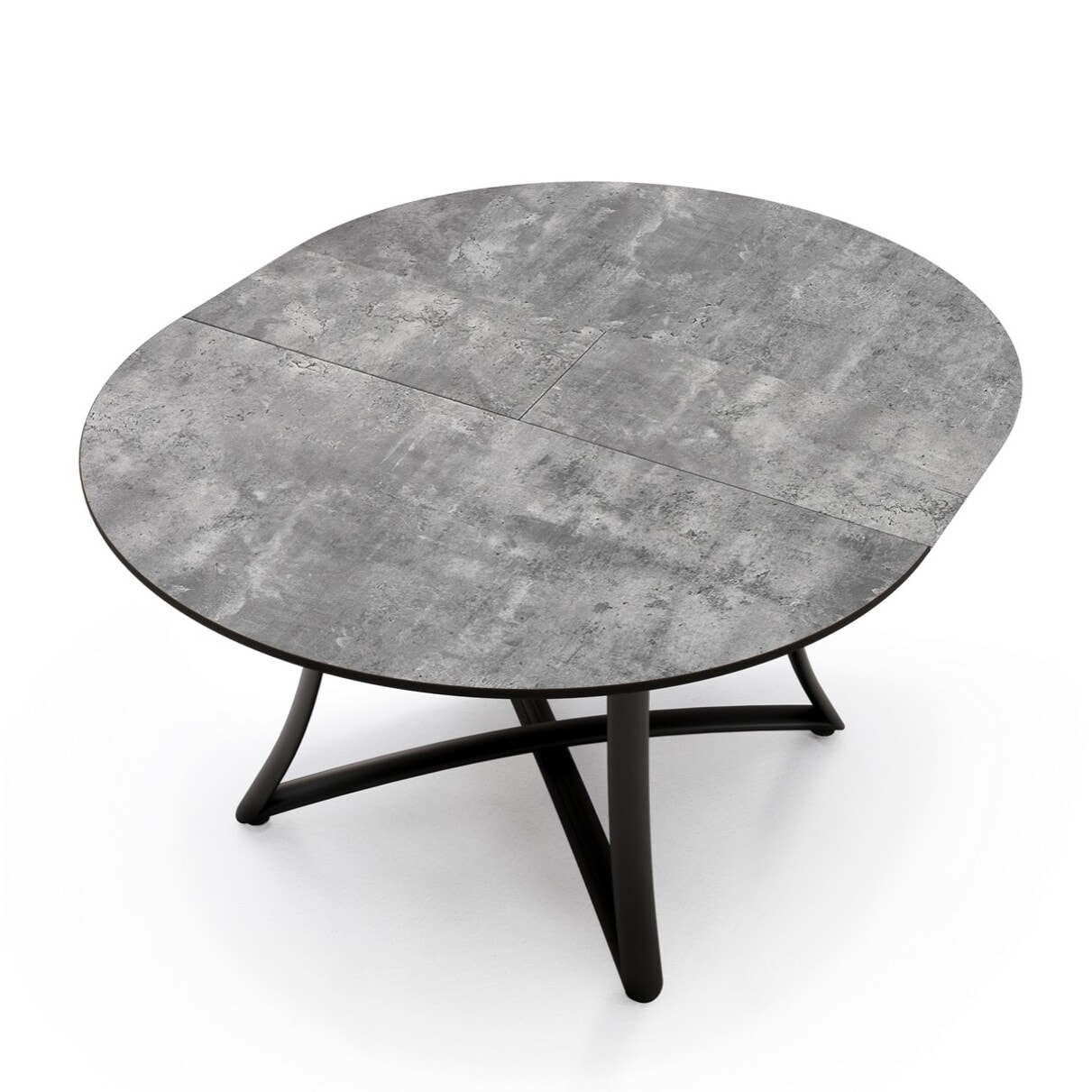 Tomasucci Table ronde extensible DAFNE CEMENT