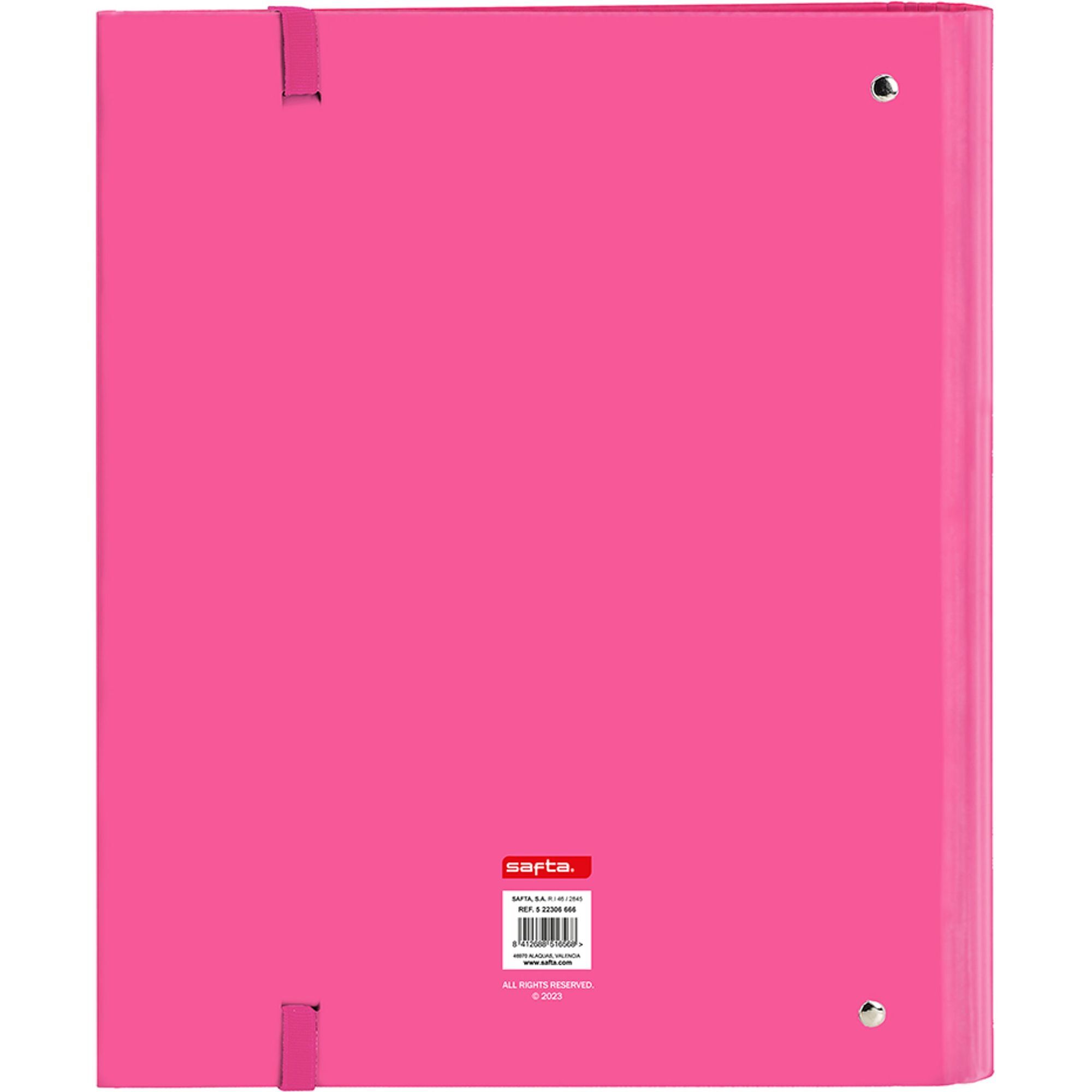 Carpeta 4 anillas 35mm c/recambio safta fresa