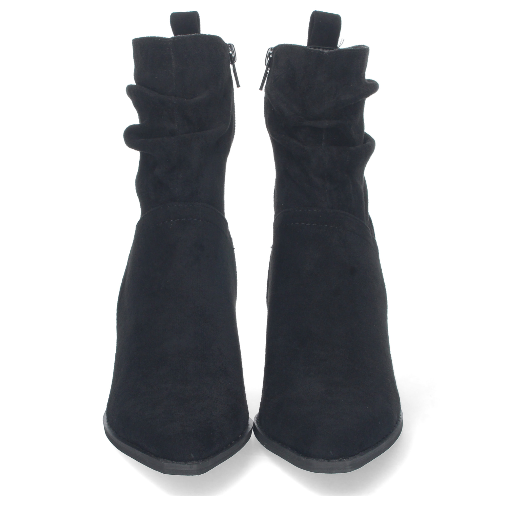 Botin de Tacon con Flecos y Cremallera