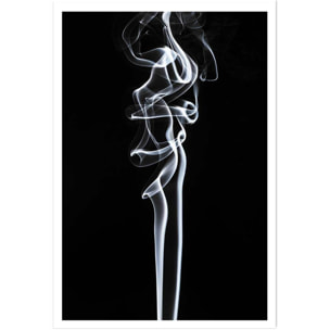 Poster white smoke sensual Affiche seule