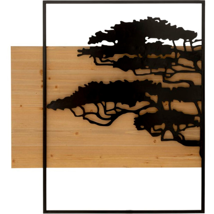 PANNELLO DA MURO LAGOS FERRO E WOOD SET 3PZ CM 204X2X80 (72X2X80-60X2X80)