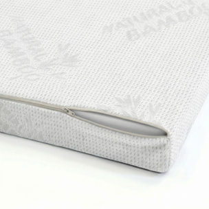 TOPPER MEMORY CON FODERA BAMBOO MATRIMONIALE