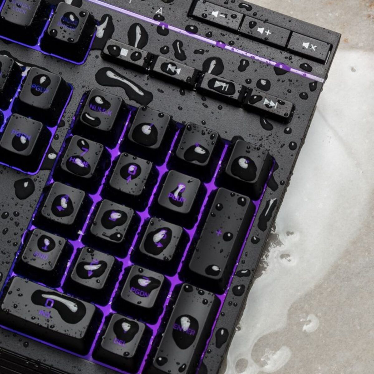 Clavier gamer HYPERX ALLOY CORE RGB MEMBRANE