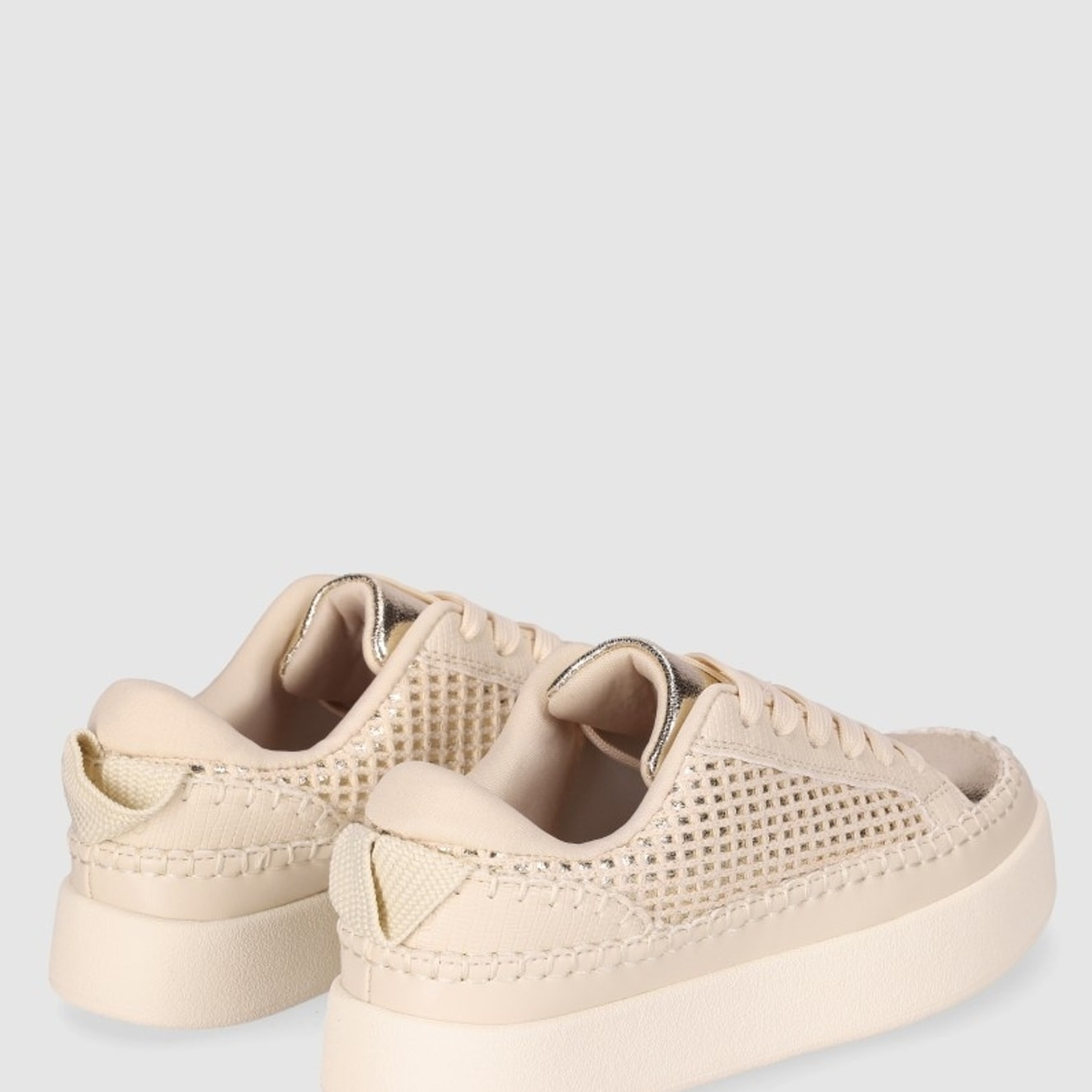 Deportivos - Oro - Tacón: 5 cm