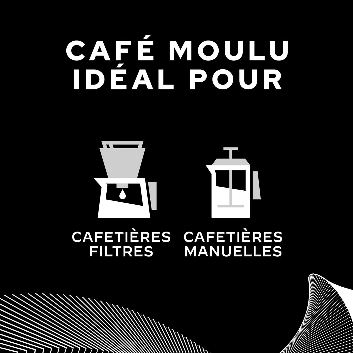 Café Moulu Brésil 2x250g - certifié Rainforest Alliance