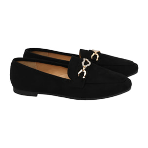 Mocassini con accessorio - tacco 1,0 cm