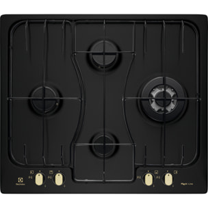 Electrolux Piano cottura a gas Serie 300 Soft line 60cm RGG6243LOR