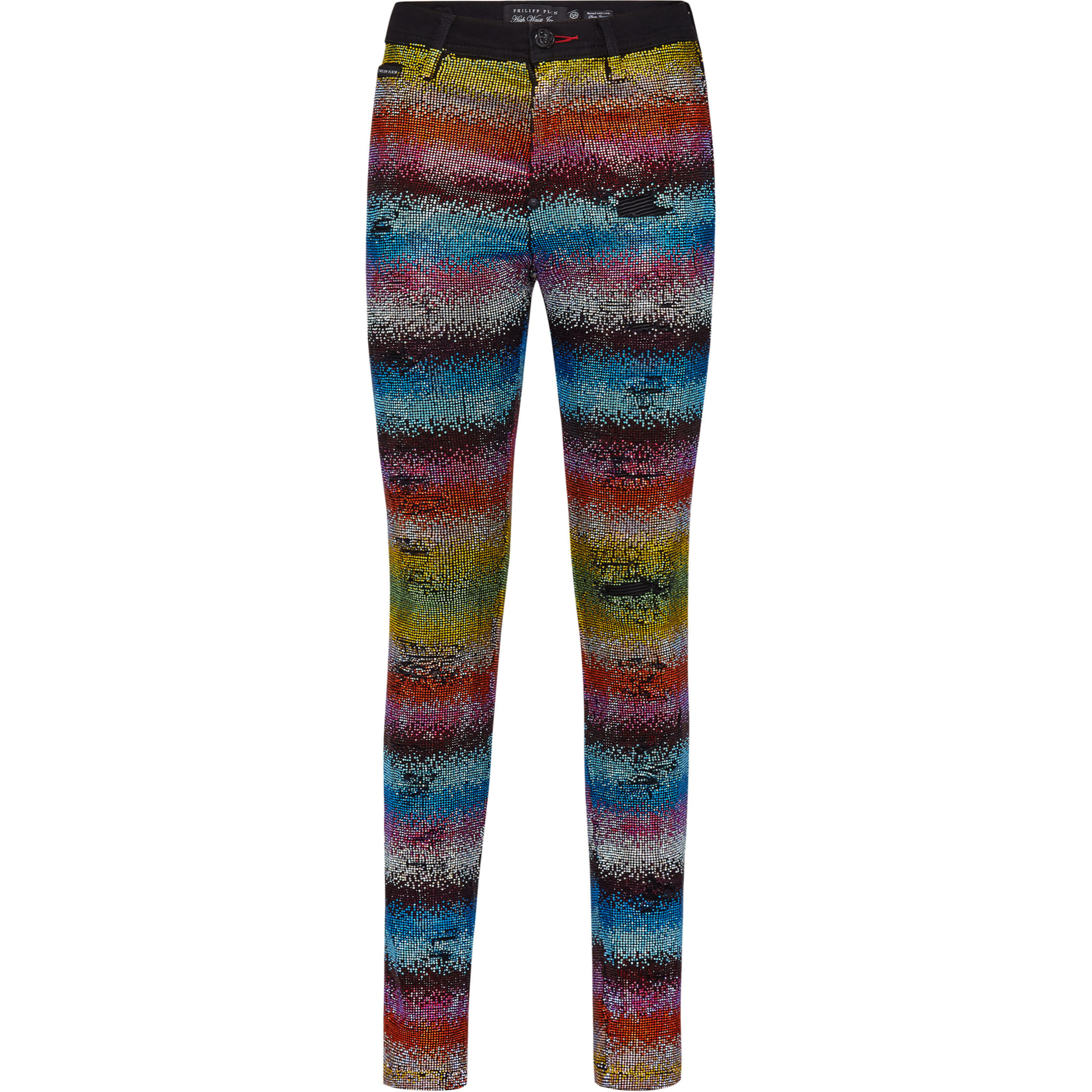 PHILIPP PLEIN Jegging de cintura alta