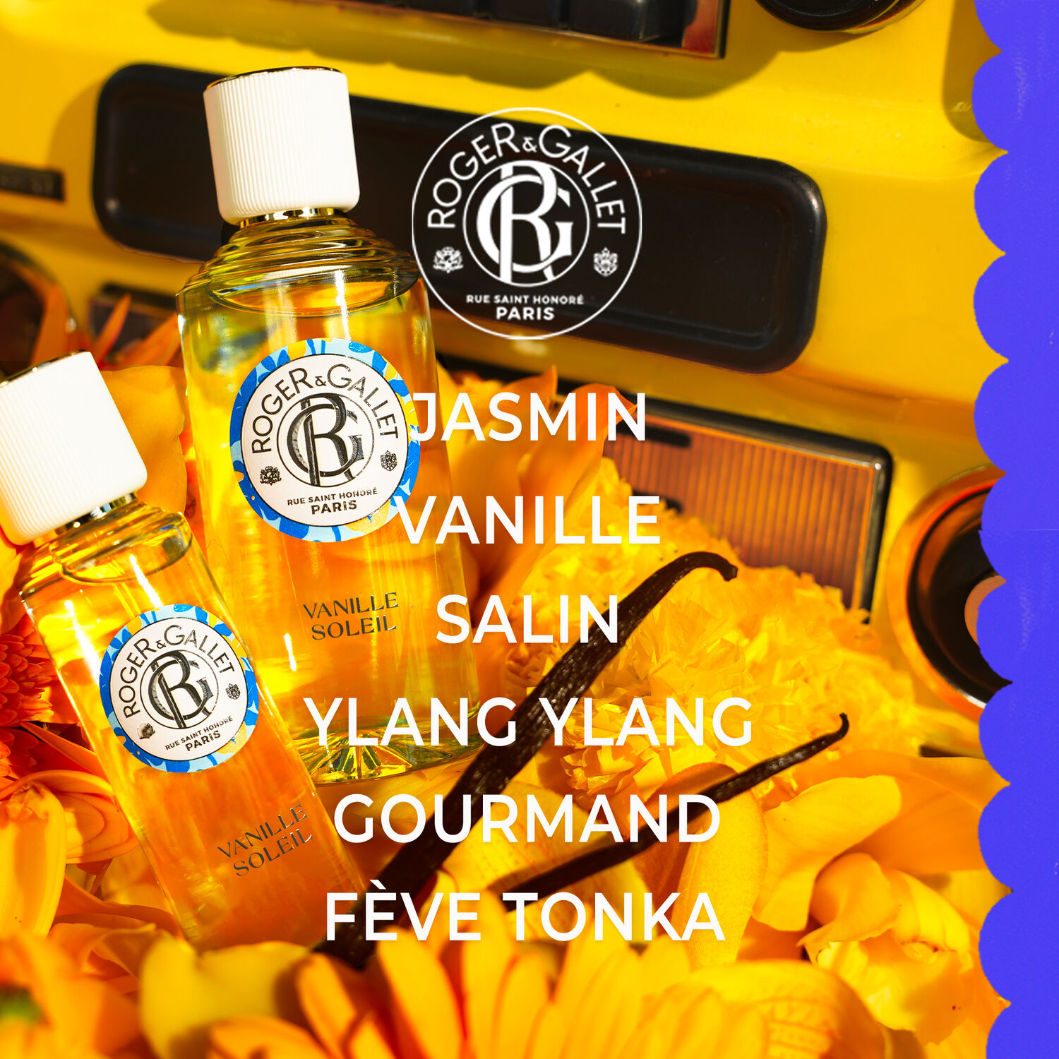 Vanille Soleil - Eau Parfumée Bienfaisante