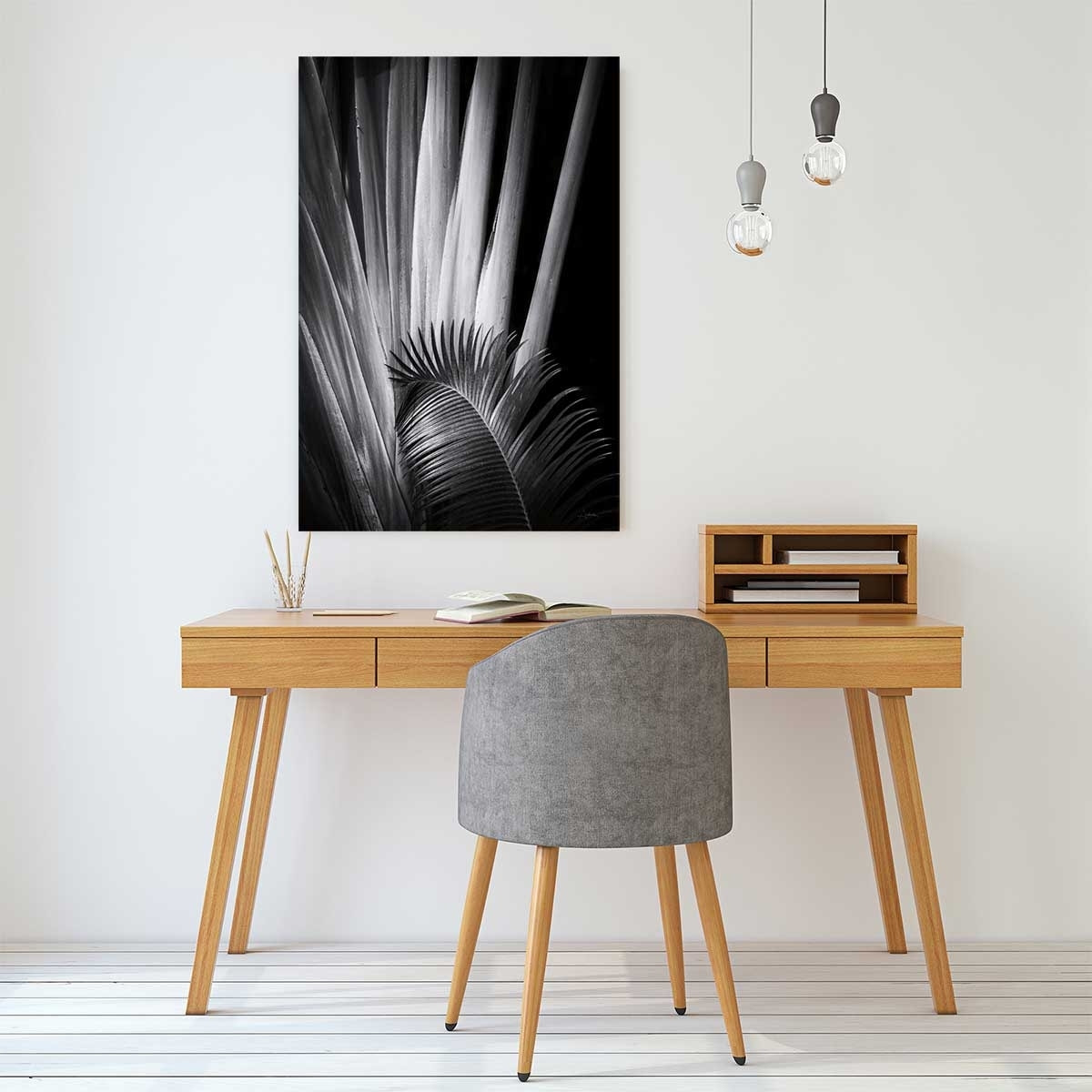 Tableau fleurs Marbella palm Tableau plexiglas