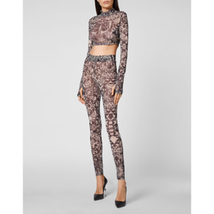 PHILIPP PLEIN Top a maniche lunghe NEW BAROQUE