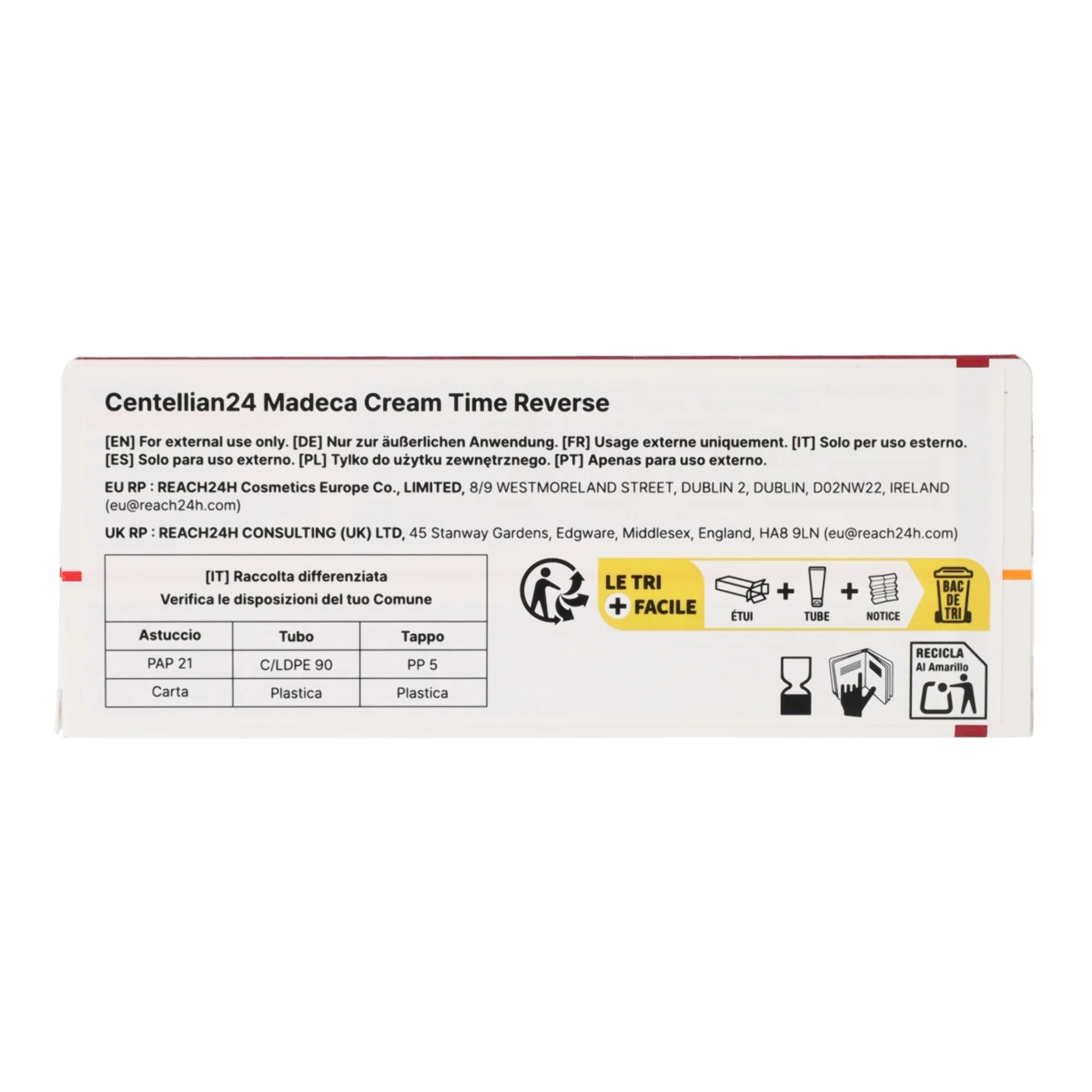 Madeca Cream Time Reverse Centellian24 50ml