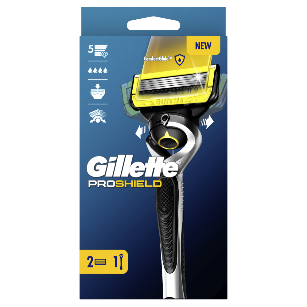 Rasoir Gillette ProShield Rasoir - 1 Rasoir, 2 Recharges De Lames