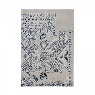 Tapis kilim fait à la main en coton motif géométrique NACU