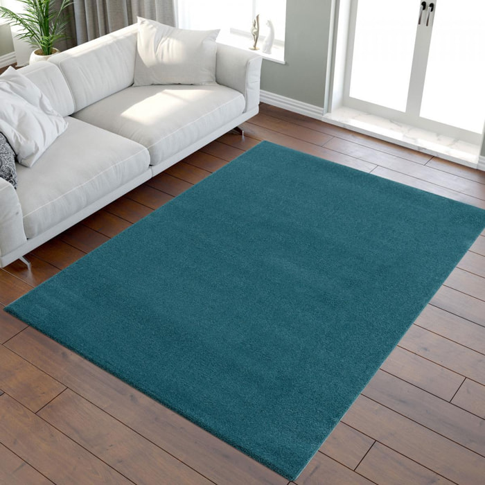 Tapis salon et chambre tissé motif uni PAJU
