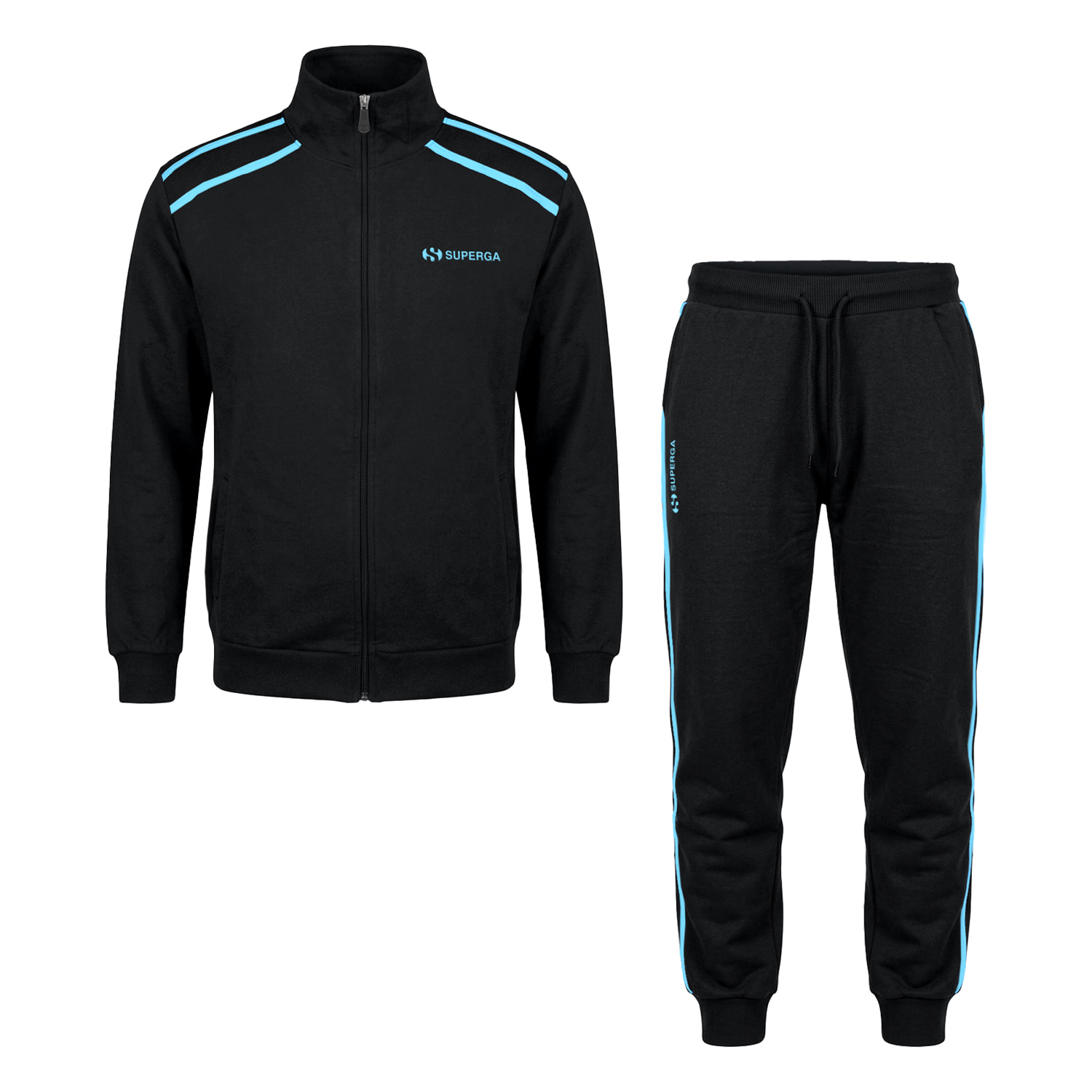 Tuta Uomo SUPERGA Cotone Leggero Primavera Full Zip