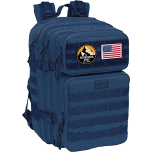 Mochila militar portatil 15,6 safta basic "marino"