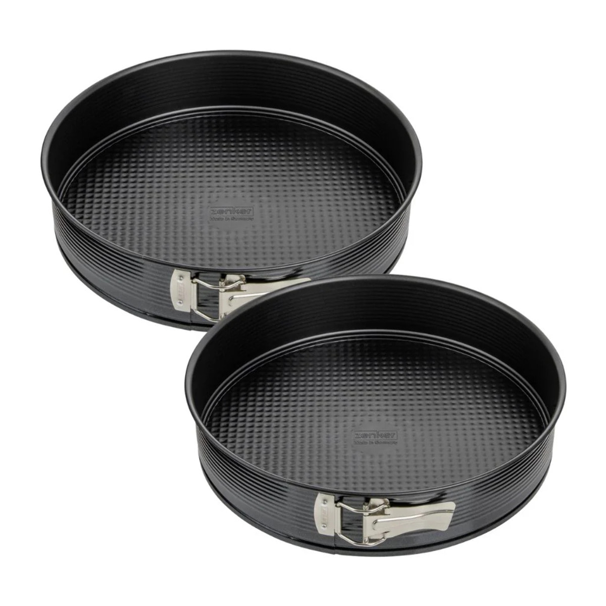 Ensemble de 2 Moules à manqué à charnière 24 cm Zenker Black Metallic