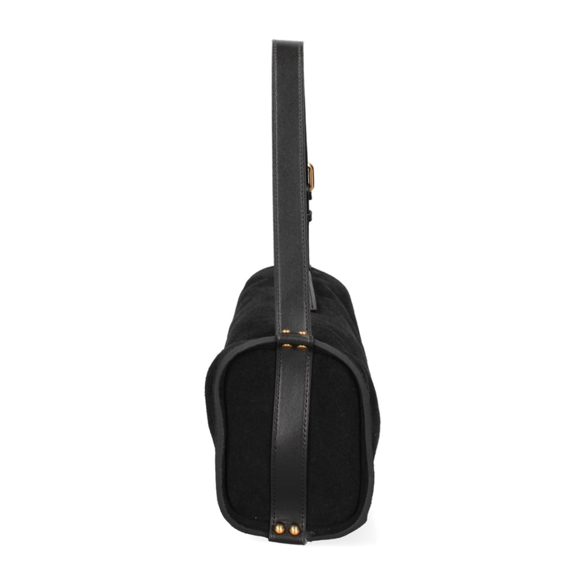 Borsa a spalla da donna Made in Italy - Valoria Chic - Pelle scamosciata - 35.0 x 14.0 x 10.0 cm