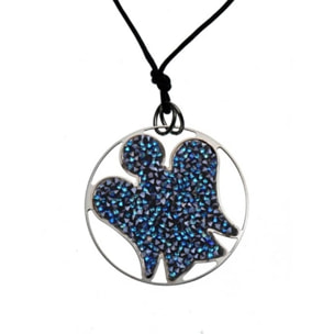 Collana ROBERTO GIANNOTTI ROCK SOUL Argento Blu