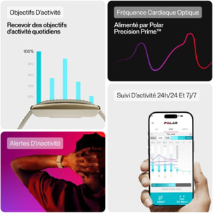 Montre santé POLAR Loop Greige Sand