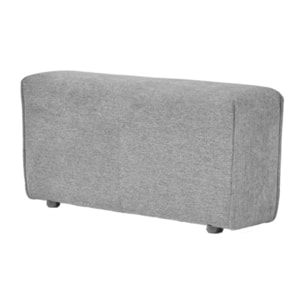 Accoudoir en tissu gris pour canapé modulable - FINN