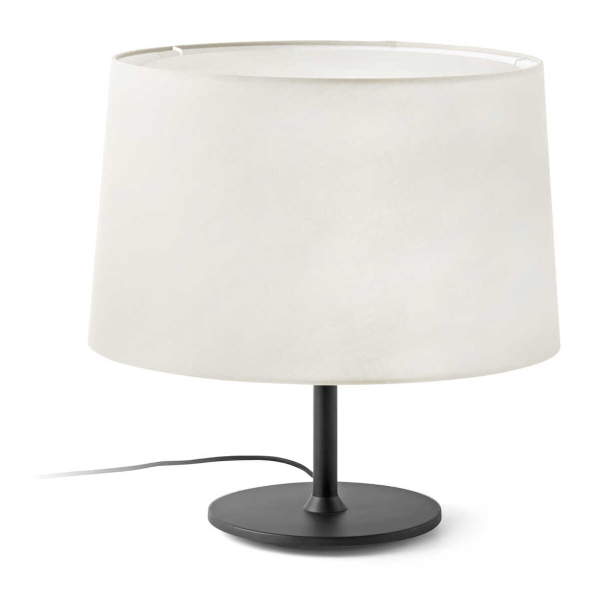 WINDSOR Lampe de table noire/lin