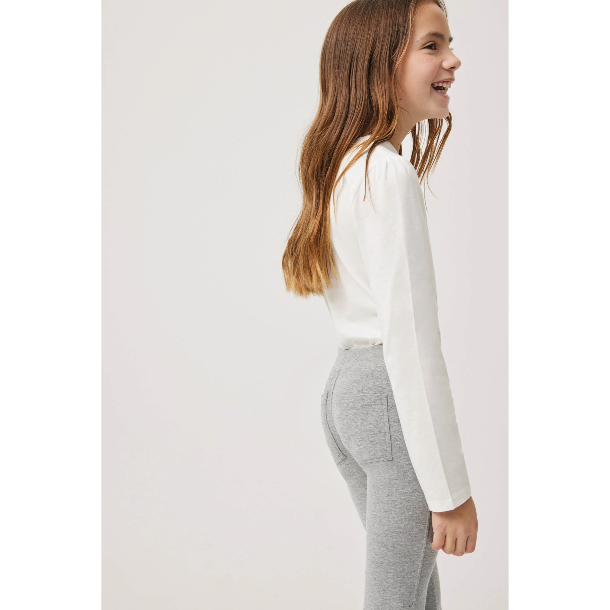 Leggings basico grigi per ragazze