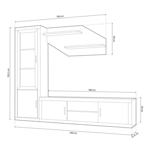 Salón Nuka V4 Cambria - Blanco