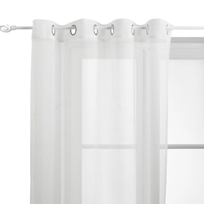 Voilage Zina 140x240cm blanc