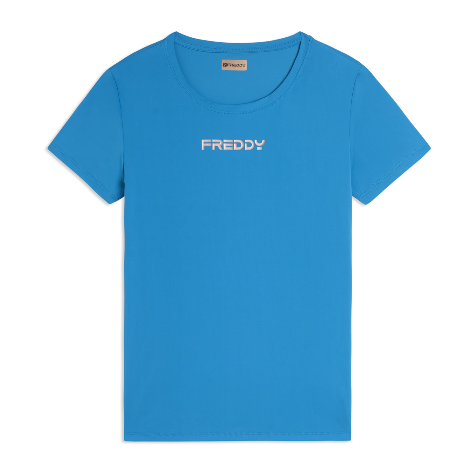 T-shirt regular in tessuto tecnico leggero