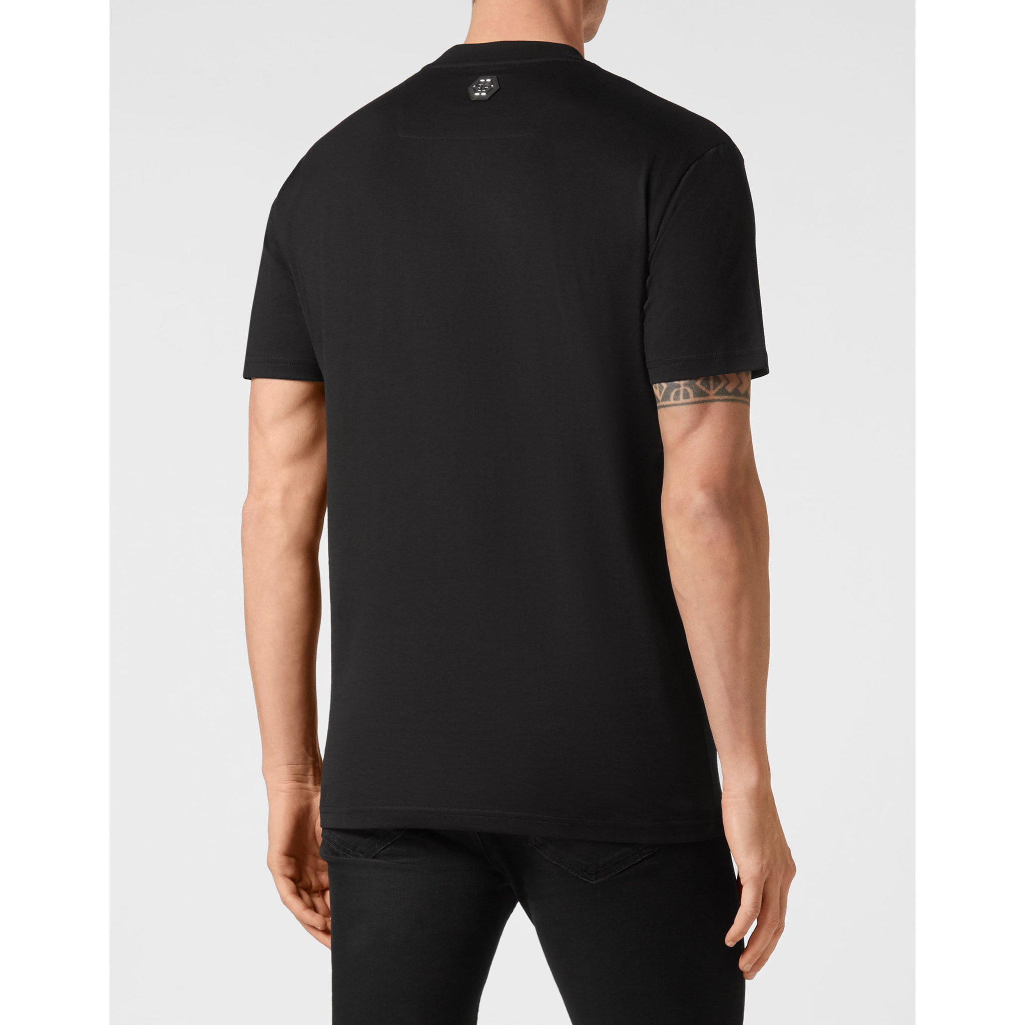 PHILIPP PLEIN T-Shirt Round Neck SKULL