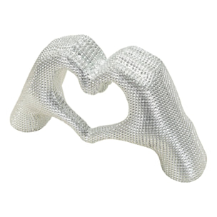 SCULTURA LOVER SILVER CM 25X7,5X13,5