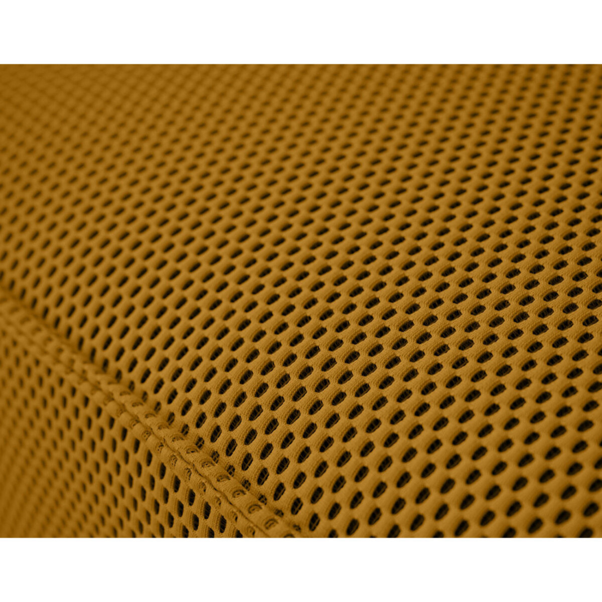 Arty - module d'assise sans accoudoirs - en tissu mailles 3D - Jaune