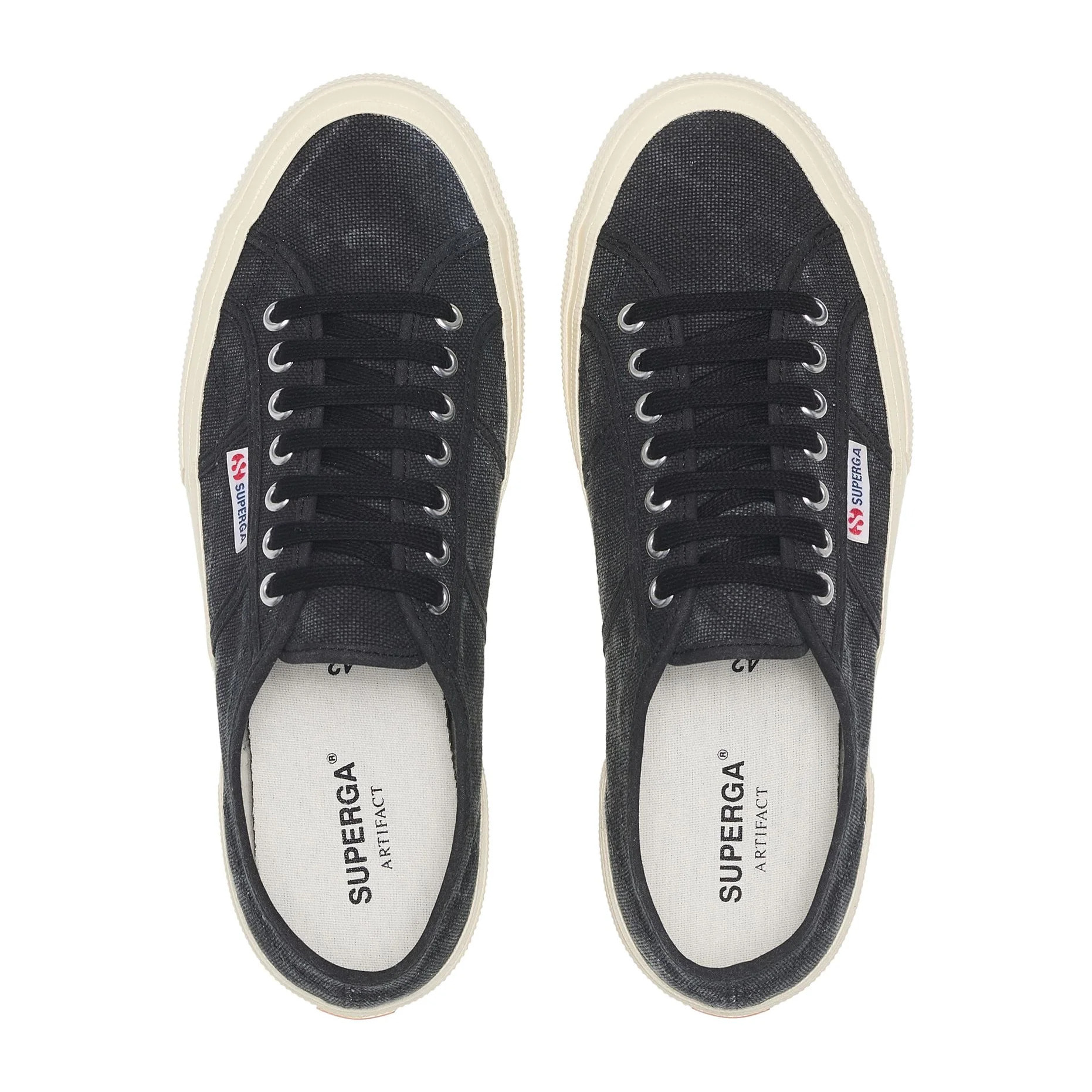 Superga - Uomo Donna Nero - 2750 Og Washed Cotton